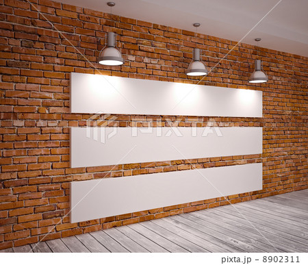 Banner on wall 8902311