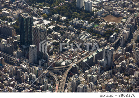 麻布十番・一の橋付近を空撮 麻布十番・一の橋付近を空撮 8903376