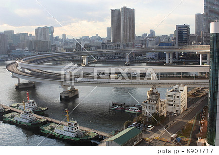 芝浦のループ橋 8903717