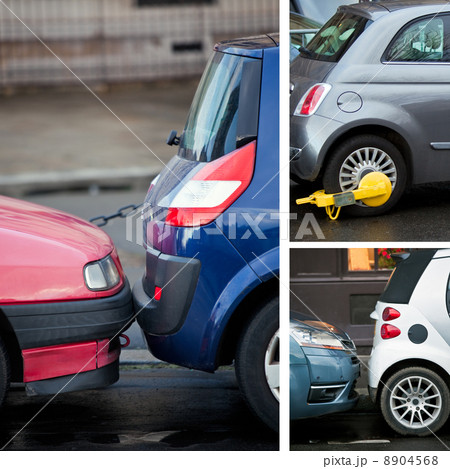 Urban Scenics with Car Parking 8904568