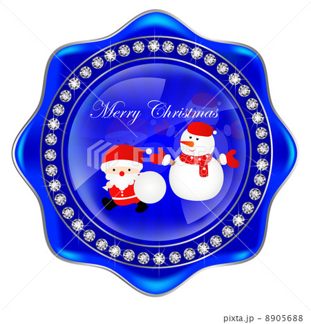 クリスマス　サンタ　雪　だるま 8905688