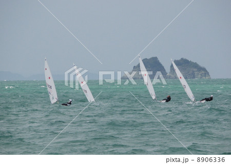 和歌浦湾のヨット訓練の景色 8906336