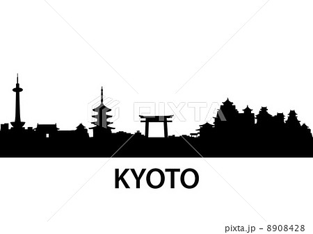 Skyline Kyotoのイラスト素材