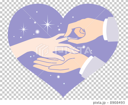 結婚戒指男性和女性插圖 8908493