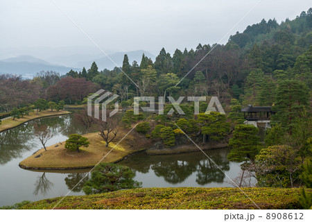修学院離宮　上離宮　浴龍池 8908612
