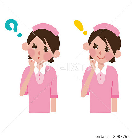 考える看護士 8908765