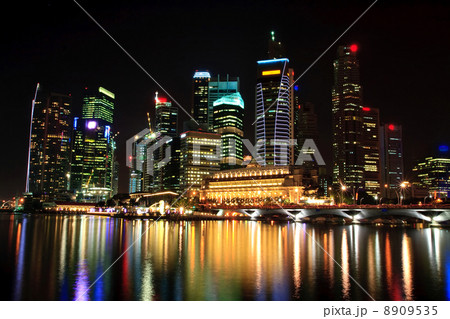 landscape of skyscraper in Singapore business district landscape of skyscraper in Singapore business district 8909535
