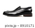 Black mans shoes on a white background. 8910171