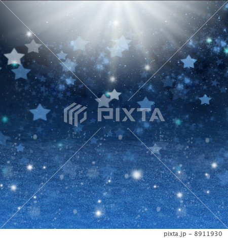 christmas  night  background with stars and snow 8911930