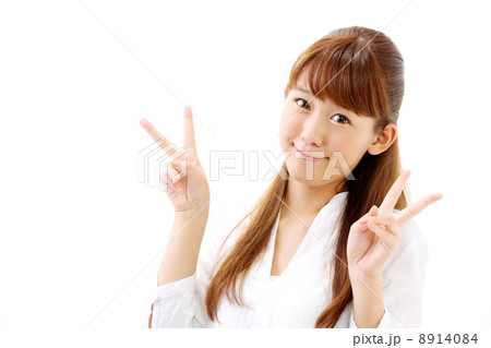 ピース・女の子 8914084