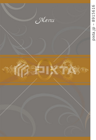 vintage menu cover design 8915616