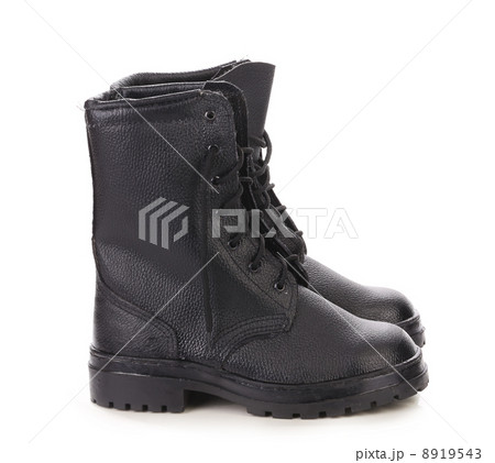 Pair of working boots. Pair of working boots. 8919543