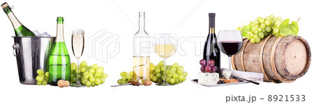champagne, red and white wine 8921533