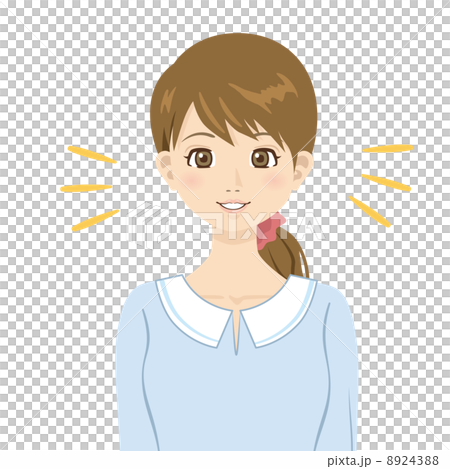 女性　上半身　人物 8924388