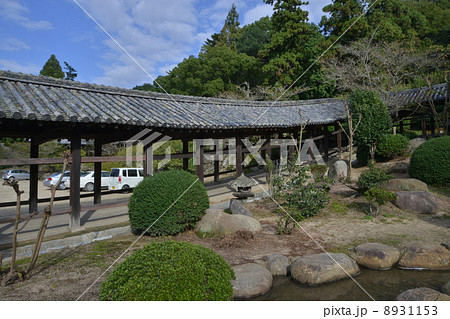 吉備津神社　廻廊　岡山　桃太郎伝説　 8931153