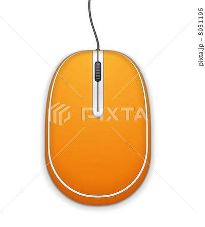 Orange Computer Mouse 8931196