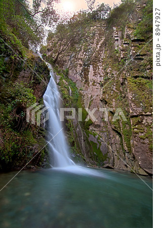 Waterfall in deep forest Waterfall in deep forest 8947927