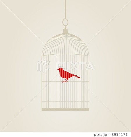 Birdie in a cage 8954171