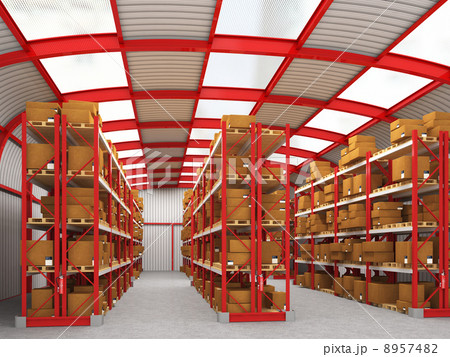 warehouse 3d 8957482