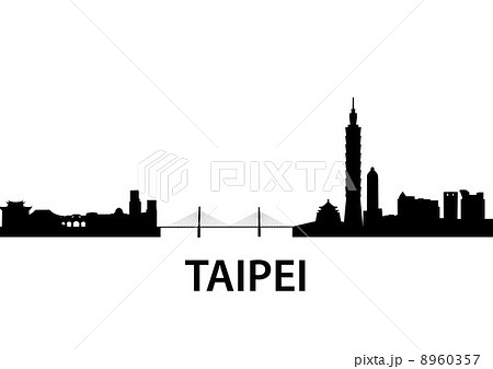 Skyline Taipeiのイラスト素材