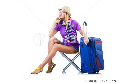 Girl ready for summer vacation 8962149