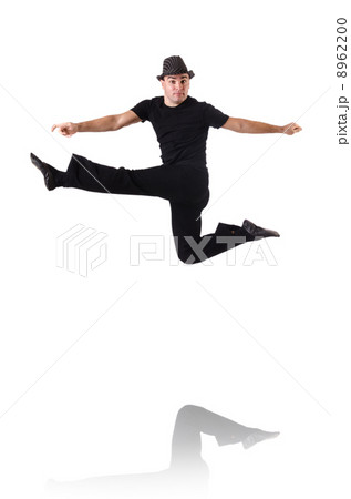 Dancer dancing on the white Dancer dancing on the white 8962200