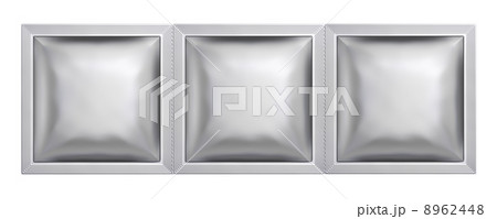Silver sachet bag package 8962448