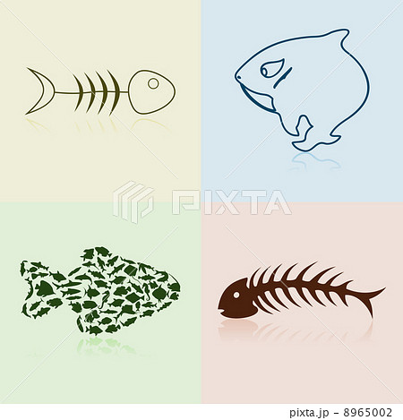 Collection of fishes - Stock Illustration [8965002] - PIXTA