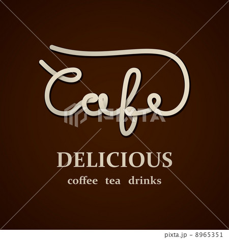 cafe calligraphic design template 8965351