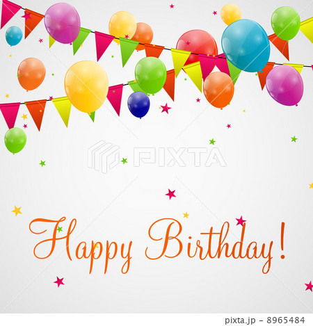 Color glossy balloons background vector illustration Color glossy balloons background vector illustration 8965484