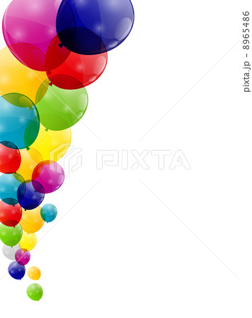Color glossy balloons background vector illustration Color glossy balloons background vector illustration 8965486