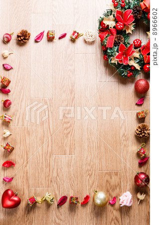 クリスマスオブジェクトのフレーム 8966602
