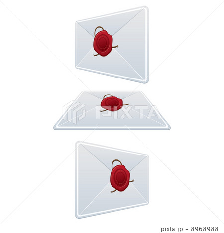 Set Envelope With Wax Seal 8968988