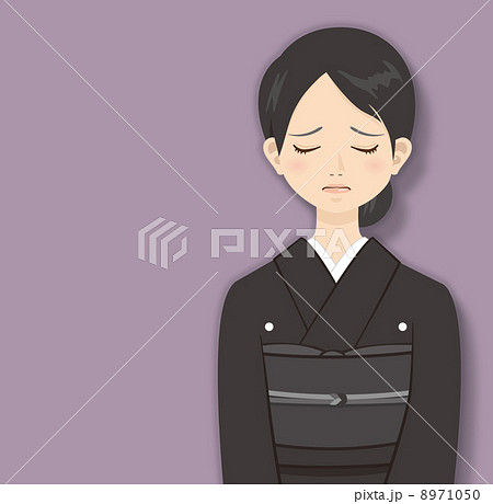 喪服　葬式　告別式　通夜　冠婚葬祭　女性 8971050