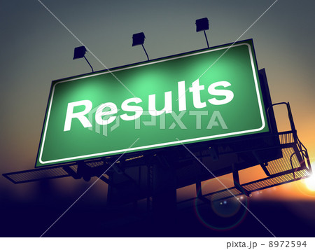 Results - Billboard on the Sunrise Background. 8972594