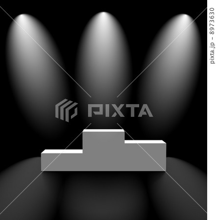 Dark room with pedestal Dark room with pedestal 8973630