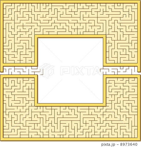 Antic maze frame Antic maze frame 8973640