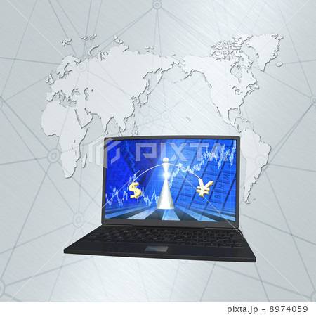 金融市場での外国為替の振り子／円・ドル 8974059