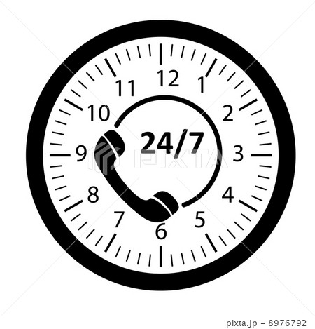 Customer service 24/7 application icon Customer service 24/7 application icon 8976792