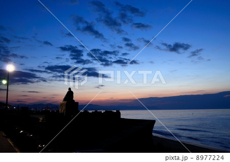 啄木小公園の夜明け 8977224