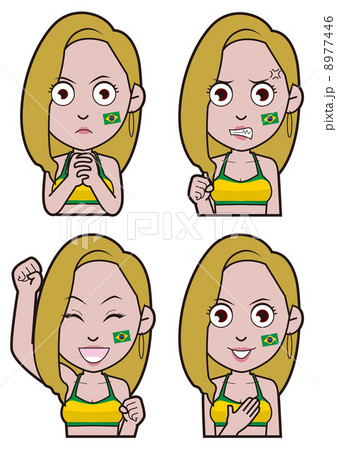 ブラジル代表サポーター2 8977446