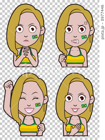 ブラジル代表サポーター2 8977446