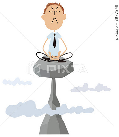 座禅するビジネスマン 8977849