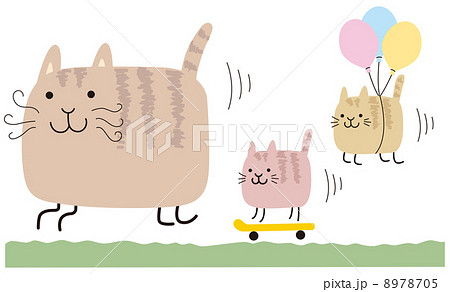 猫の親子 8978705