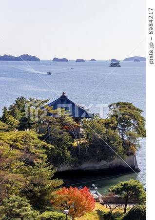 秋の松島五大堂 8984217