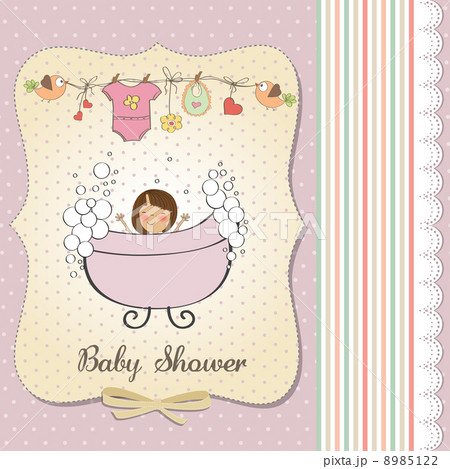 romantic baby girl shower card romantic baby girl shower card 8985122
