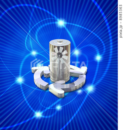 風力発電のエネルギーを蓄電する/リサイクル 風力発電のエネルギーを蓄電する/リサイクル 8985363