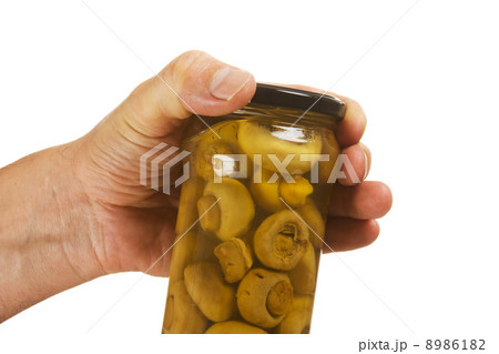 jar of canned mushrooms jar of canned mushrooms 8986182