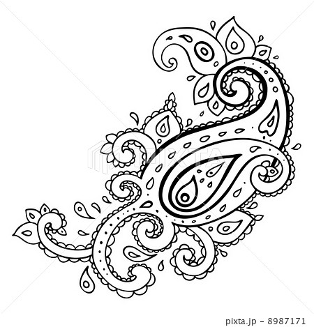 Paisley. Ethnic ornament. Paisley. Ethnic ornament. 8987171