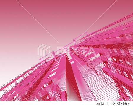 Abstract architectural 3D construction 8988668